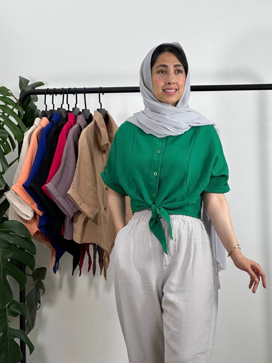 تونیک گره ای پفکی کد 445
