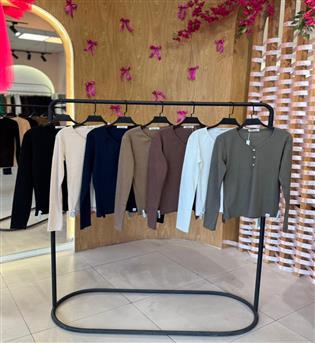 بلوز یقه هفت دکمه نما596