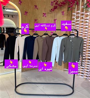 بلوز یقه هفت دکمه نما596