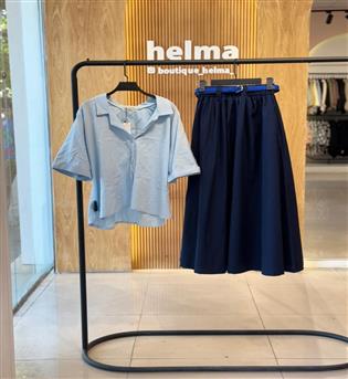 دامن لنین کش پهن کد 526