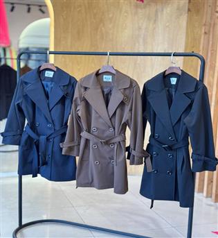 بارونی 6 دکمه قد 80 رزا