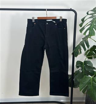 شلوار نیم بگ مشکی سایز بزرگ کد 30706