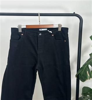 شلوار نیم بگ مشکی سایز بزرگ کد 30706