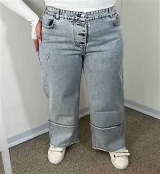 شلوار نیم بگ دمپا ریش کد 500048