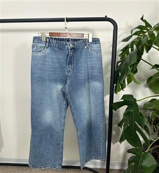 شلوار نیم بگ آبی بزرگ کد 22970