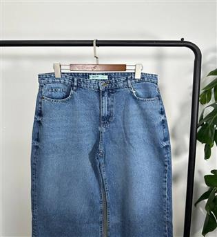 شلوار فول بگ آبی قد 104 کد 23163