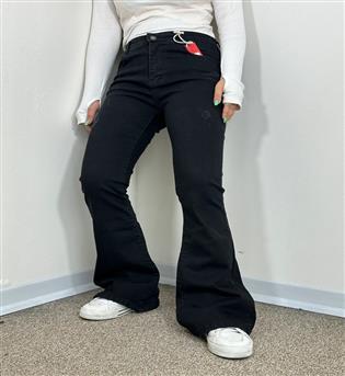 شلوار بوت کات ذغالی کد 20774