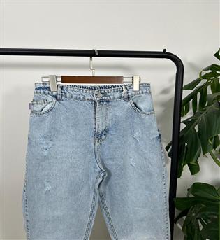 شلوار مام استایل سایز بزرگ کد 21040