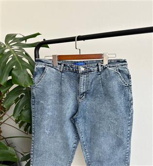 شلوار مام فیت  قد 95 سایز بزرگ کد 21860