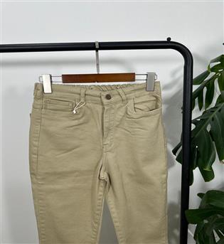 شلوار مام استایل کتان ماتیل کد 1409