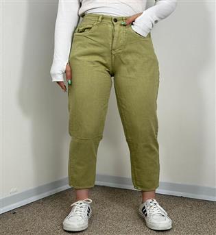 شلوار مام استایل پسته ای کد 9015