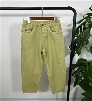 شلوار مام استایل پسته ای کد 9015