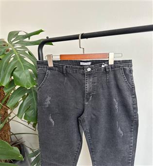 شلوار مام فیت قد 95 سایز بزرگ کد 21408