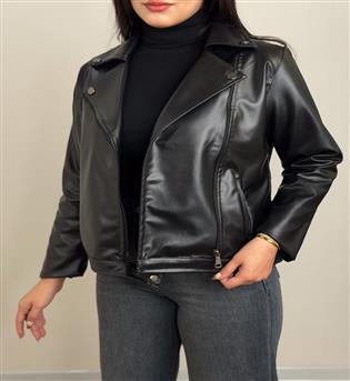 کت چرم کوتاه 