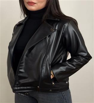 کت چرم کوتاه 