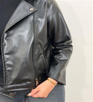 کت چرم کوتاه 