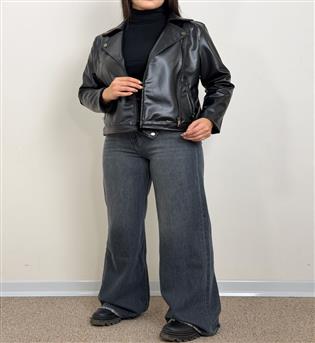 کت چرم کوتاه 