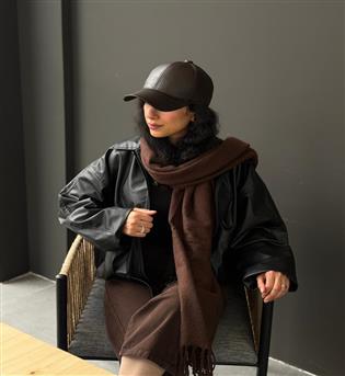 بامبر چرم پایین سگگ دار