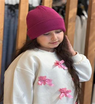 کلاه بافت  ساده  رنگی 1