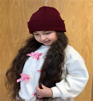 کلاه بافت  ساده  رنگی 1