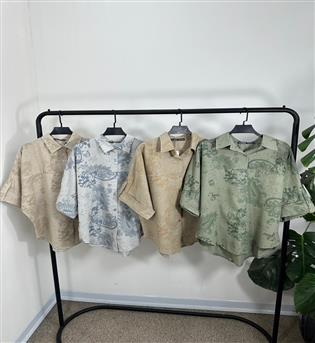 شومیز لینن چاپی کد 776