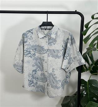 شومیز لینن چاپی کد 776