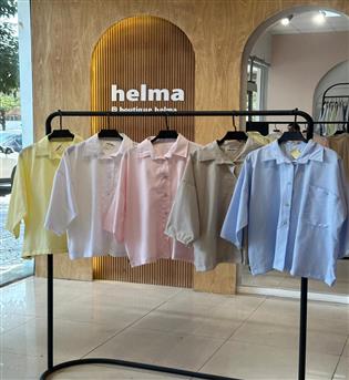 شومیز باکسی پاستیلی حلما