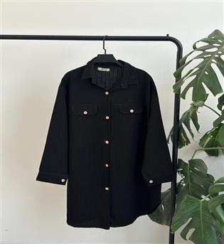 شومیز شانتون دکمه مخفی ونوس