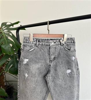 شلوار مام استایل قد 90 کد 21304  D1