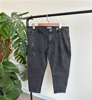 شلوار مام فیت  سایز بزرگ  21408 E1