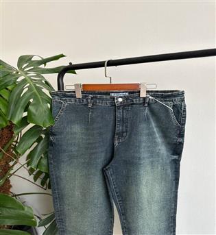 شلوار مام فیت سایز بزرگ قد 98 کد 22615