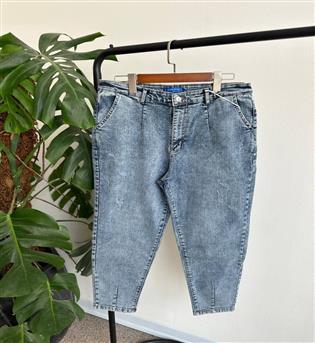 شلوار مام فیت  سایز بزرگ 21860  E1