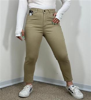 شلوار مام استایل کتان ماتیل کد 1409