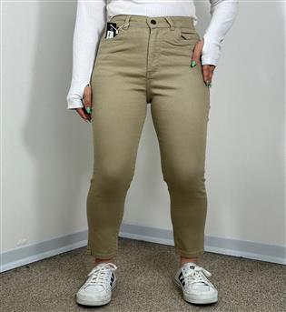 شلوار مام استایل کتان ماتیل کد 1409