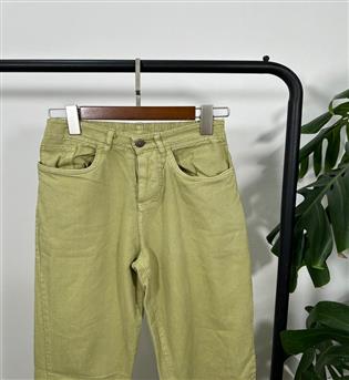 شلوار مام استایل پسته ای کد 9015