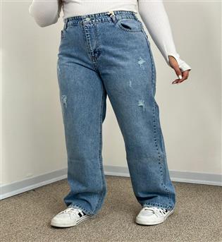 شلوار نیم بگ نیم بگ سایز بزرگ کد 21321