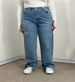 شلوار نیم بگ نیم بگ سایز بزرگ کد 21321