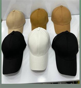 کلاه کپ کتان ساده