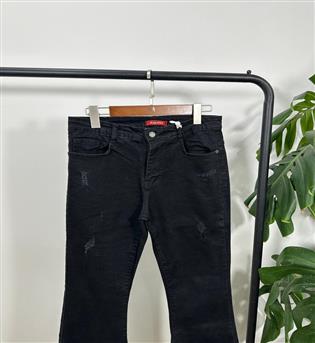 شلوار بوت کات ذغالی کد 20774