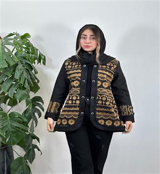کت لینن سوزن دوزی