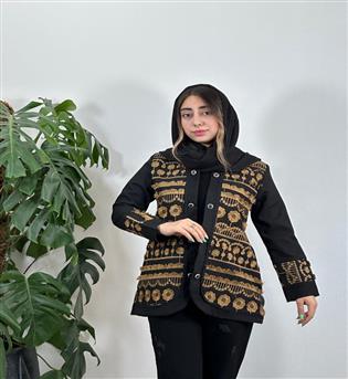 کت لینن سوزن دوزی