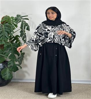 کت و دامن اطلس آنیل